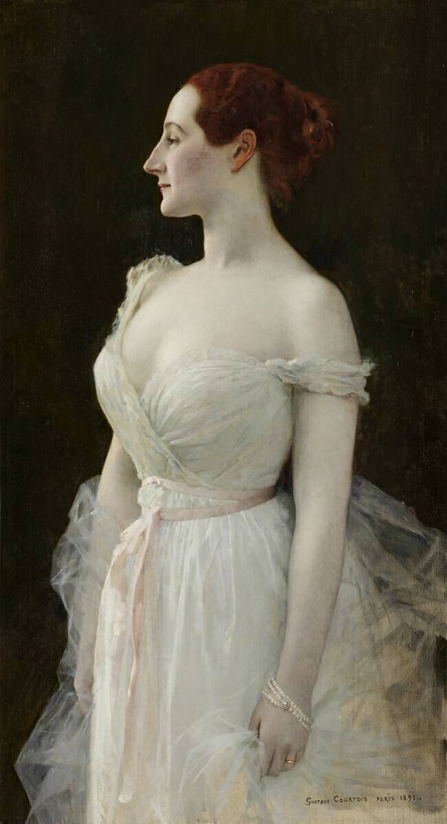 Madame Gautreau, Virginie Avegno Gustave Courtois