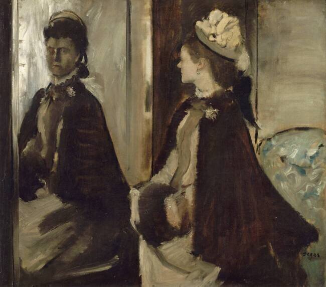 Madame Jeantaud au miroir Edgar Degas