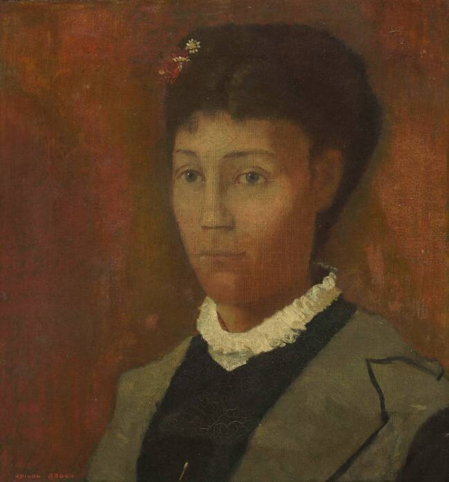 Madame Odilon Redon, née Camille Falte (1853-1923) Odilon Redon