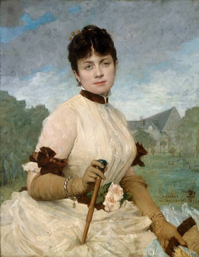 Madame Toulmouche, femme du peintre Jules Elie Delaunay