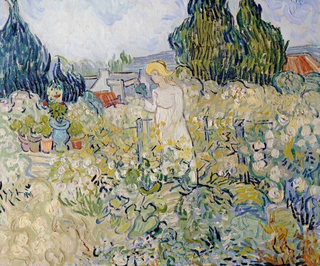 Mademoiselle Gachet dans son jardin à Auvers sur Oise Vincent van Gogh
