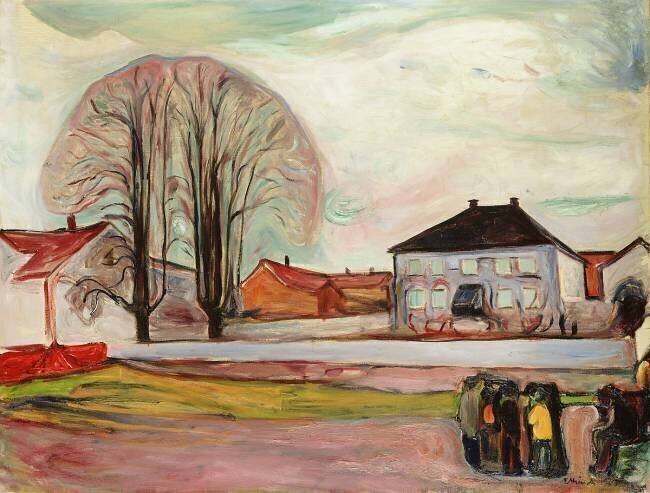 Maison à Aasgaardstrand Edvard Munch