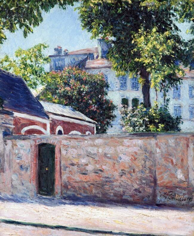 Maisons à Argenteuil Gustave Caillebotte