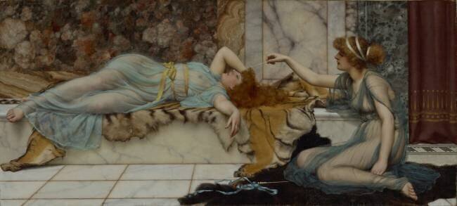 Malice et Repos John William Godward