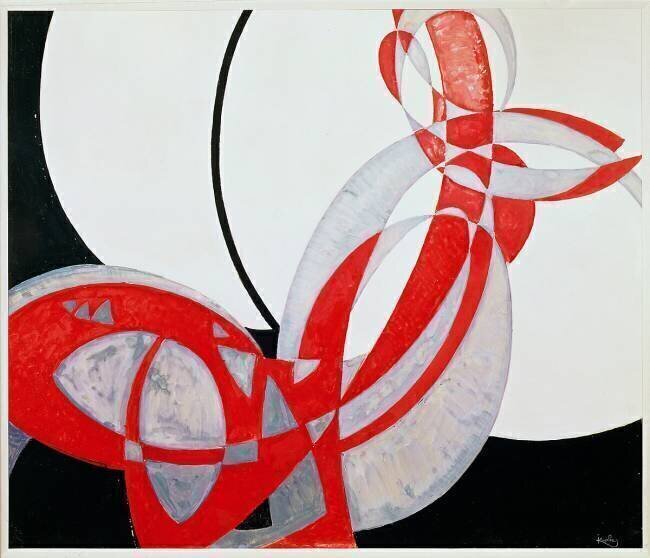 Maquette pour la Fugue en deux couleurs, 1912 Frantisek Kupka