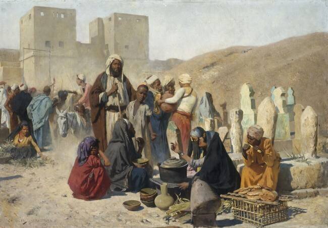 Marchands au Caire Charles Wilda