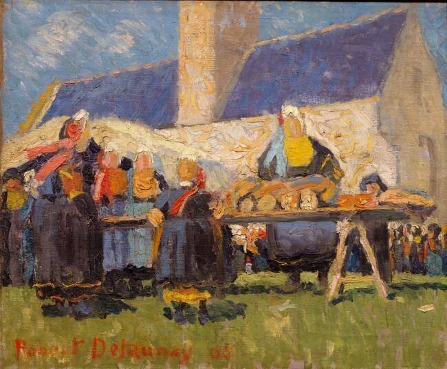 Marché breton Robert Delaunay
