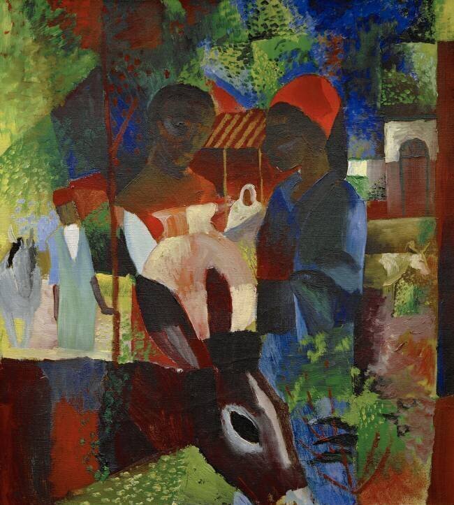 Marché à Tunis August Macke