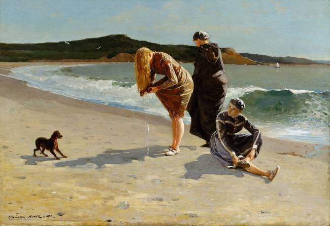 Marée Haute à Eagle Head, Manchester Winslow Homer
