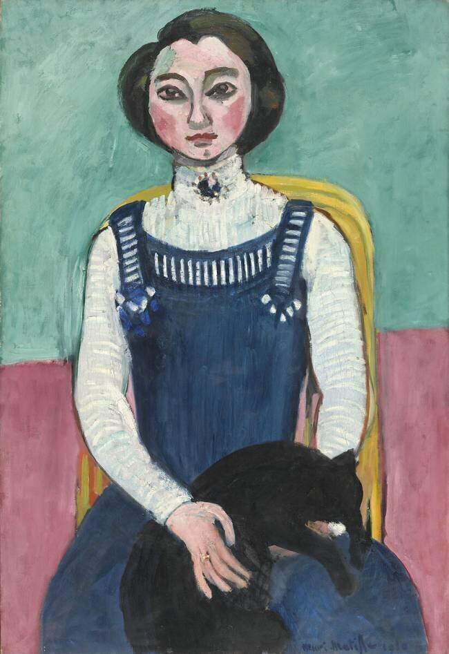 Marguerite au chat noir Henri Matisse