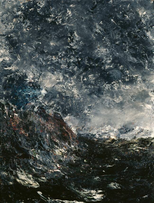 Marine avec récif August Johan Strindberg