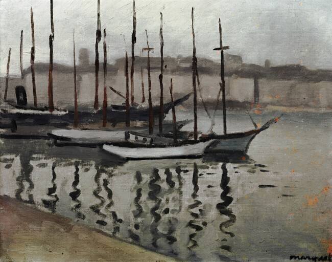 Marseille en hiver Albert Marquet