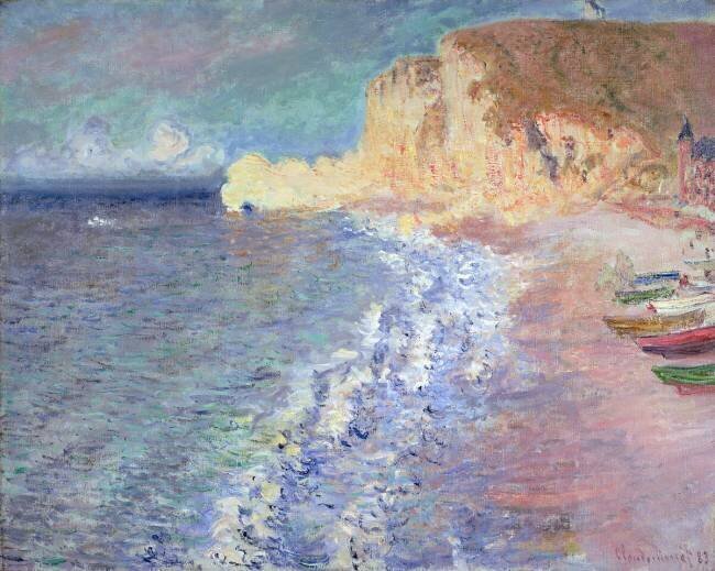 Matinée à Etretat Claude Monet