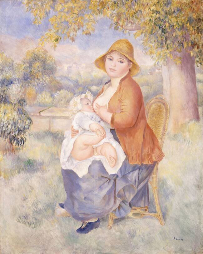 Mère et enfant Auguste Renoir