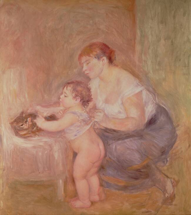 Mère et enfant Auguste Renoir