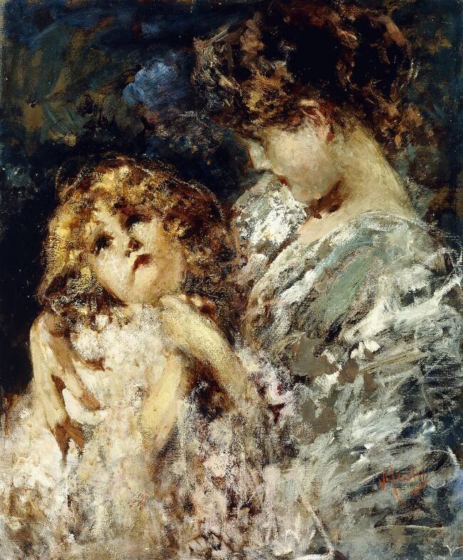 Mère et fille Vicenzo Irolli