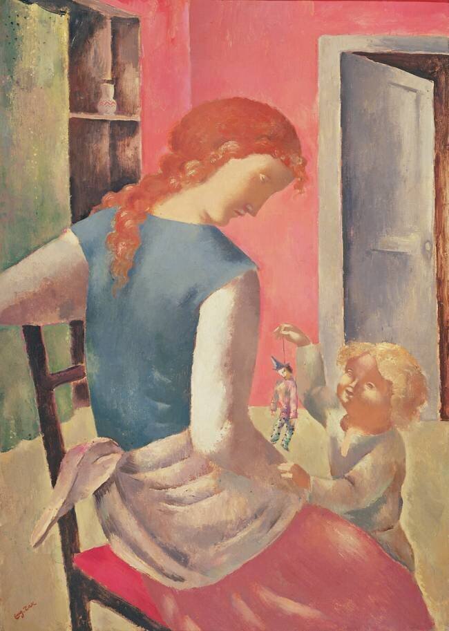 Mère et l'enfant Eugène Zak