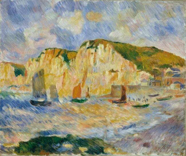 Mer et falaises Auguste Renoir