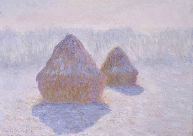 Meules de foin Claude Monet