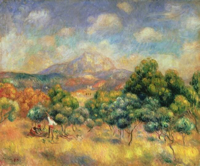 Mont Sainte-Victoire Auguste Renoir