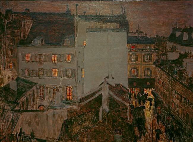 Montmartre sous la pluie, ou la rue Tholozé Pierre Bonnard