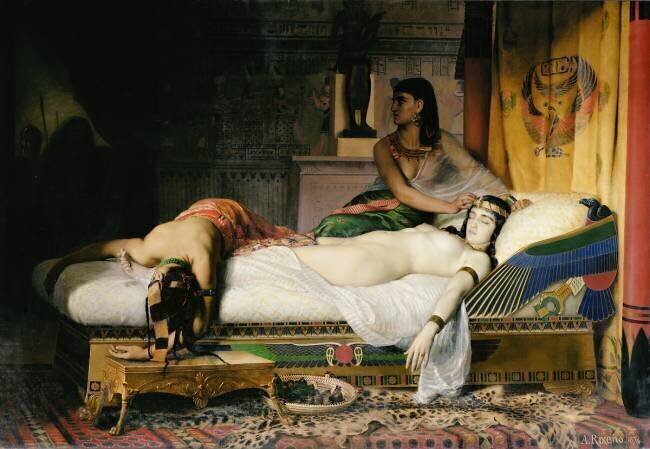 Mort de Cléopâtre Jean-André Rixens