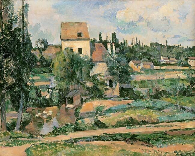 Moulin de la Couleuvre à Pontoise Paul Cézanne