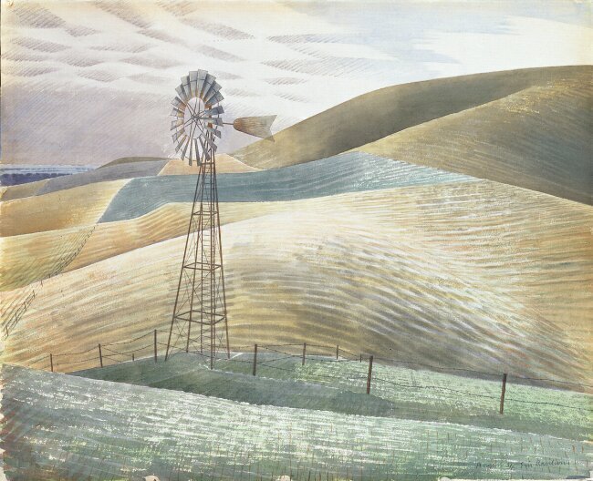 Moulin à vent Eric Ravilious