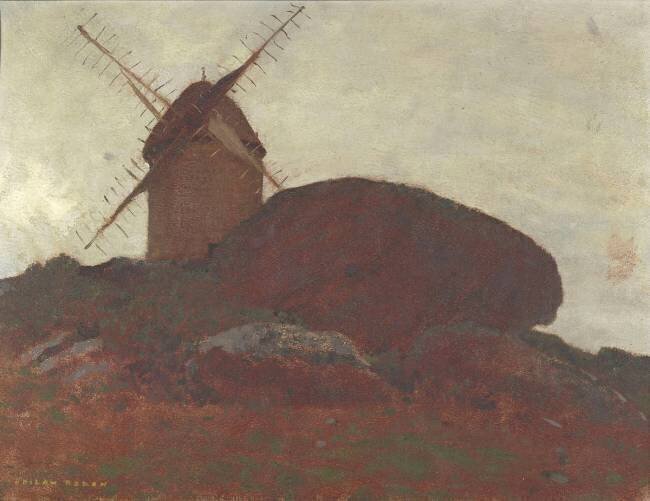 Moulin en Bretagne Odilon Redon