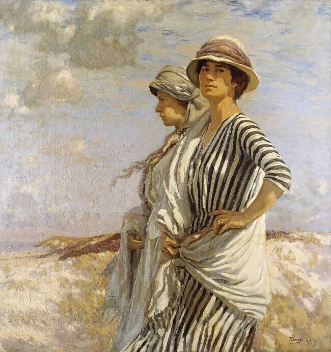 Mrs Talmage and a Friend Algernon Talmage