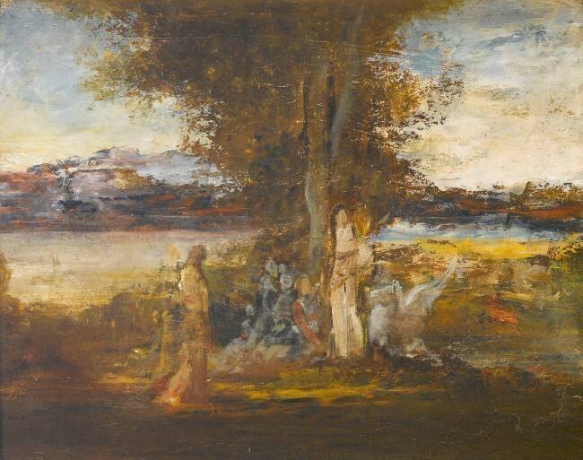 Muse et poète Gustave Moreau