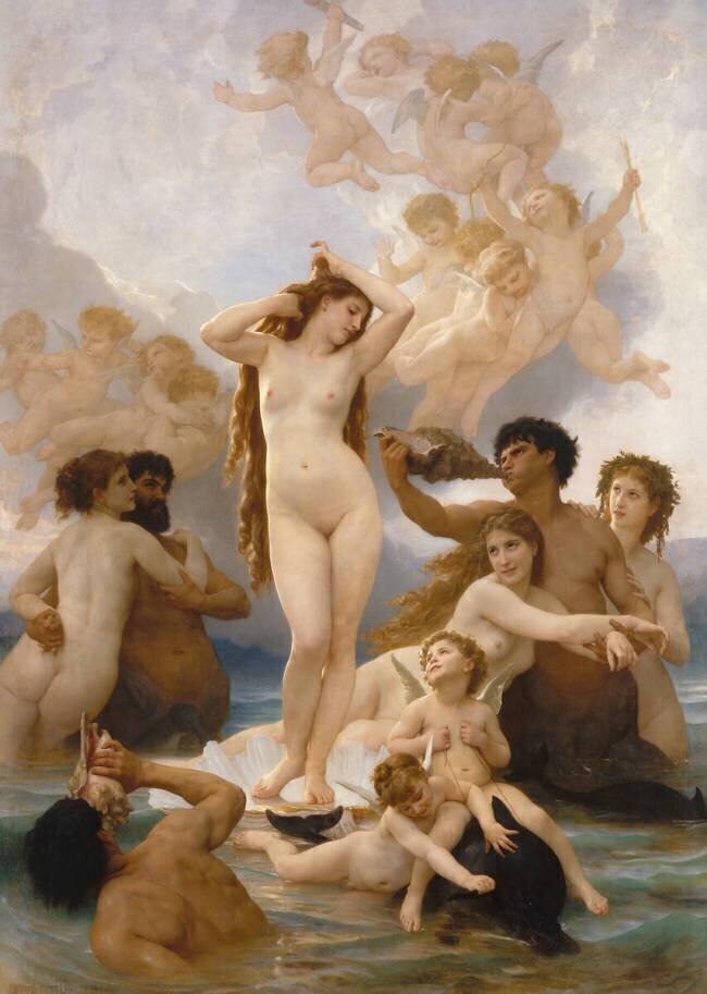 Naissance de Vénus William Bouguereau