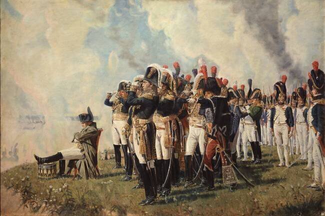 Napoléon et son état-major à la bataille de Borodino en 1812 Vasili Vasilievich Vereshchagin