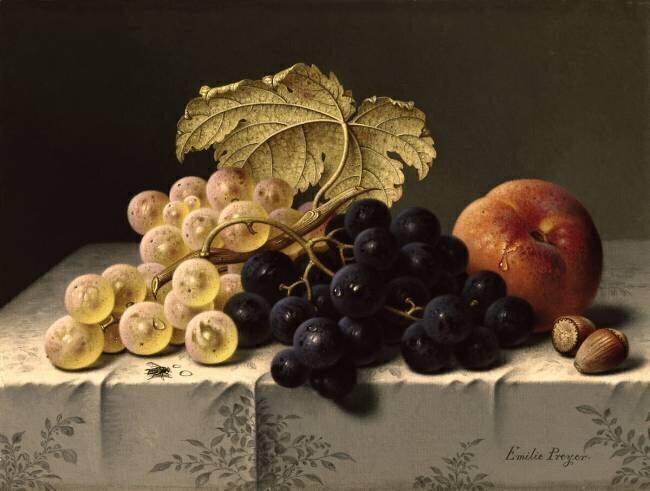 Nature morte aux fruits Emilie Preyer