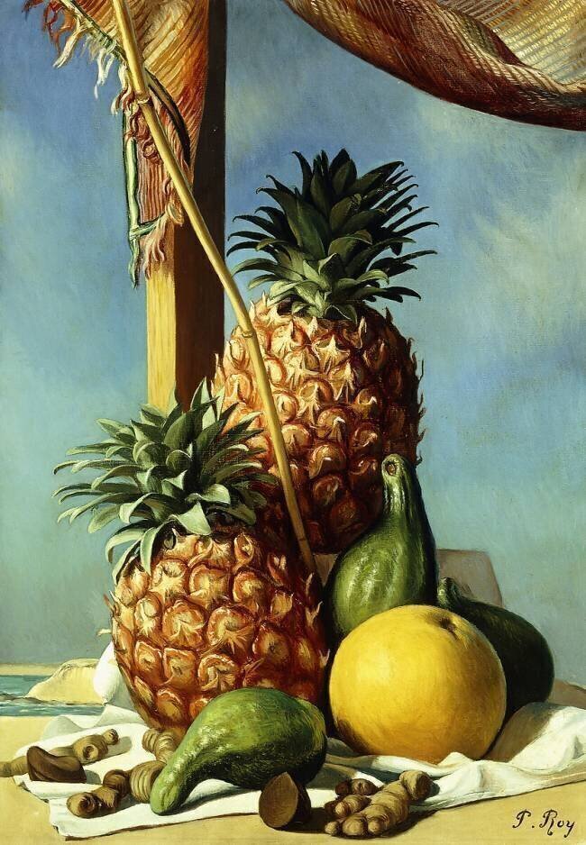 Nature morte avec des ananas Pierre Roy