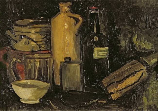 Nature morte avec des pots Vincent van Gogh