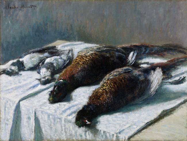 Nature morte avec faisans et pluviers Claude Monet