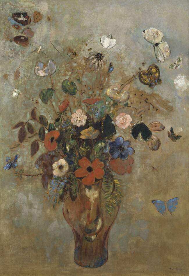 Nature Morte avec Fleurs Odilon Redon