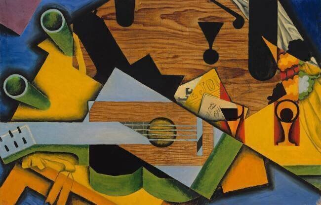 Nature morte avec Guitare Juan Gris