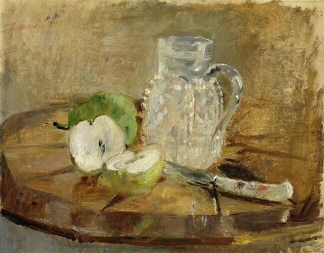 Nature Morte avec Pomme coupée et un Pichet Berthe Morisot