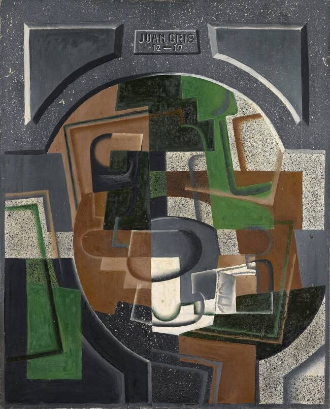 Nature morte avec une assiette Juan Gris