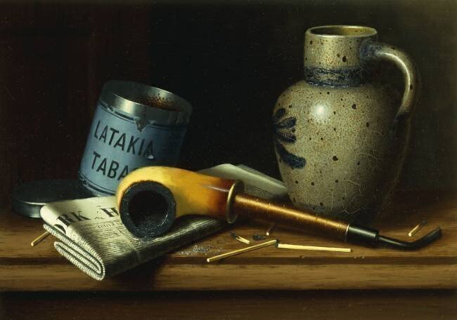 Nature morte à la pipe et au tabac William Michael Harnett
