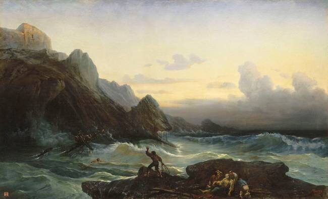 Naufrage François Pierre Bernard Barry