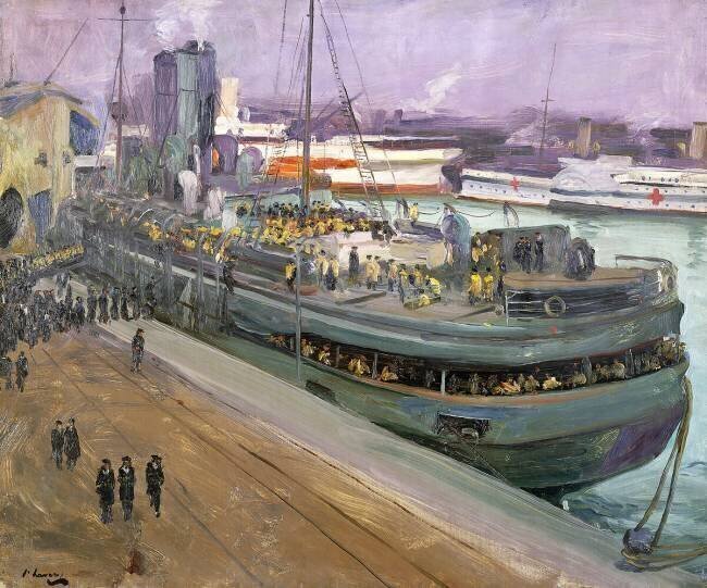 Naval Ratings Embarking John Lavery