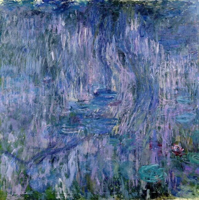 Nénuphars et reflets d'un saule Claude Monet