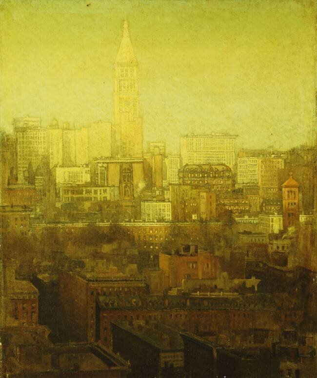Paysage urbain de New York Paul Cornoyer