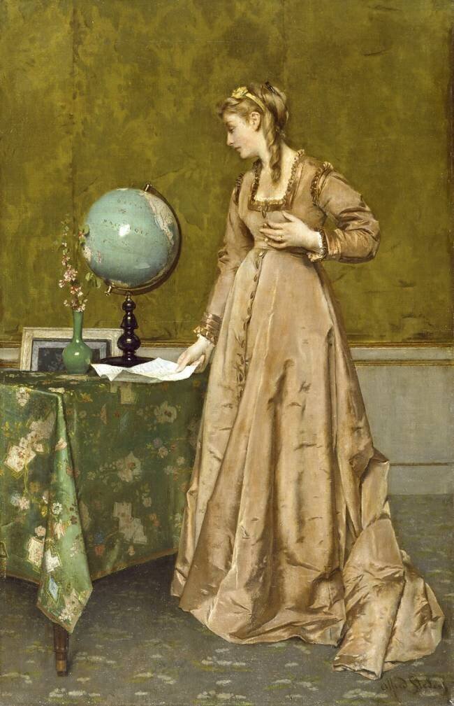 News from Afar Alfred Stevens