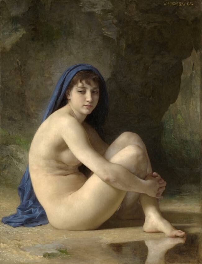 Nu assis William Bouguereau