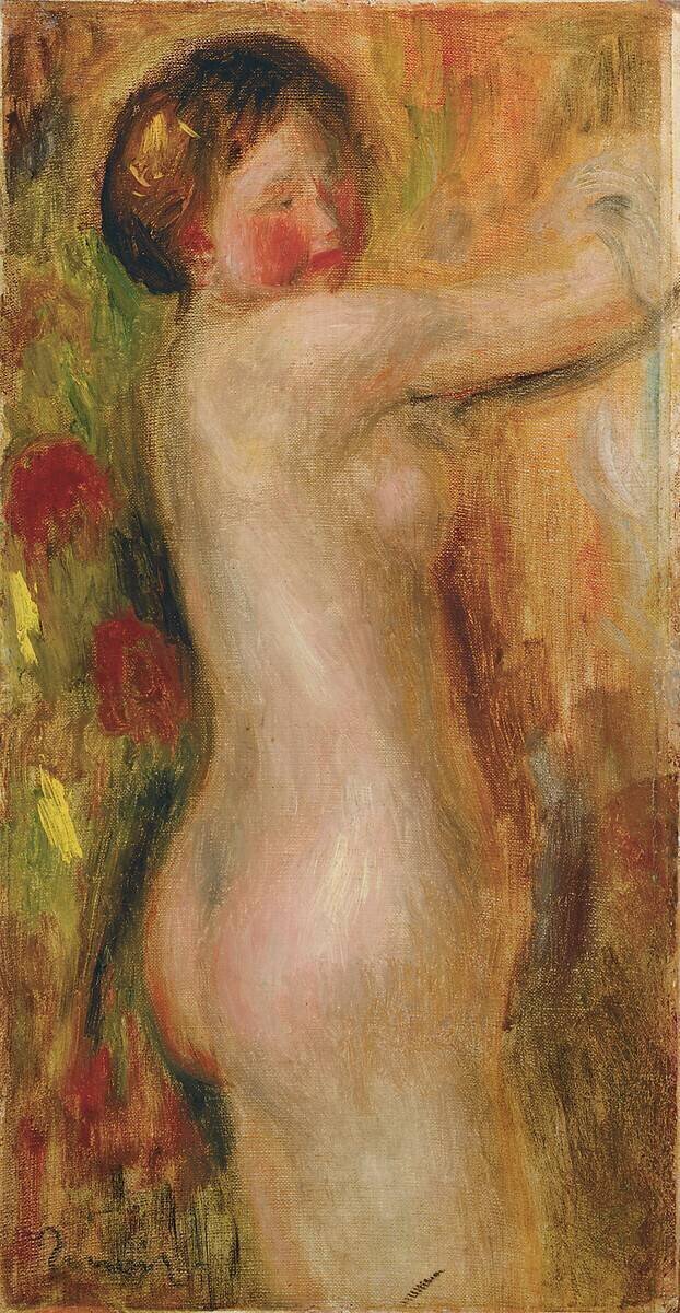 Nu au bras levé Auguste Renoir