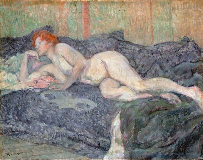 Nu couché Henri de Toulouse-Lautrec